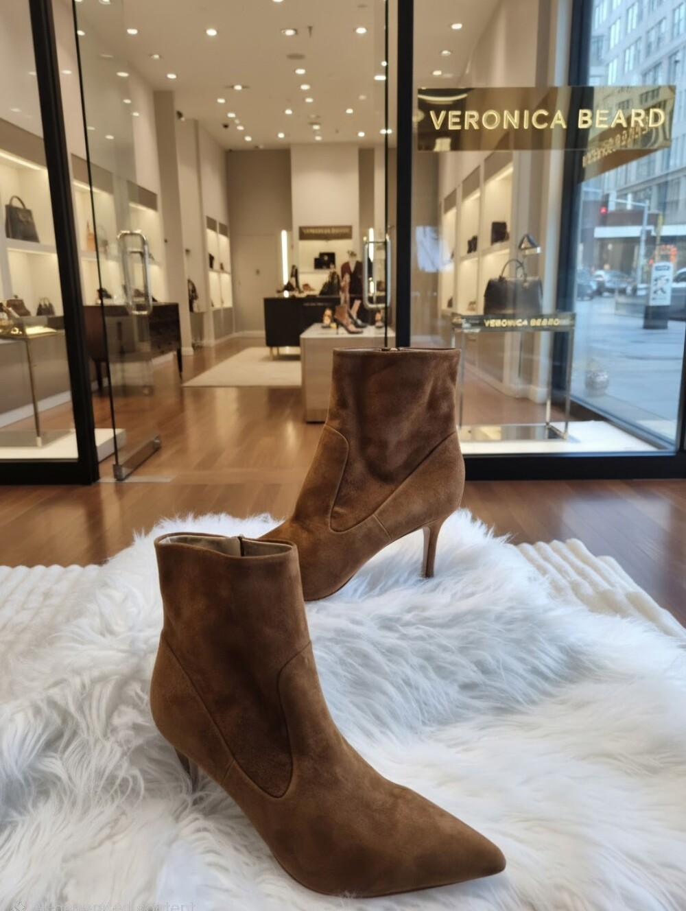 VERONICA BEARD KELBY SUEDE BOOTS BOOTIES WOMEN'S SZ 8.5 M $495